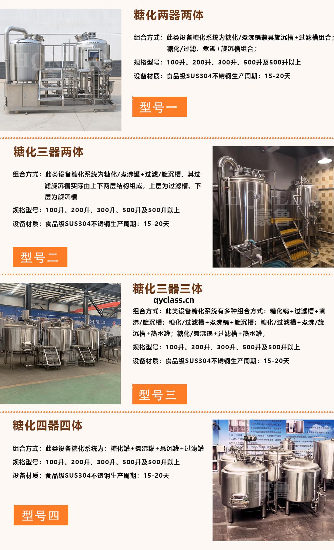 糖(tang)化設備組合形(xing)式(shi)